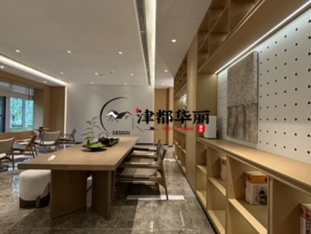 銀川裝修公司|銀川望遠民生售樓部展廳裝修設計實景